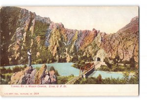 Utah UT Postcard 1901-1907 Weber Canyon Tunnel No. 3