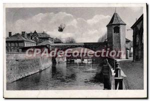 Old Postcard Haguenau Quai Des Pecheurs