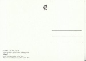Scotland Postcard - Glamis Castle - Angus - Chapel - Ref 20634A