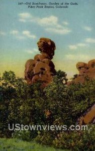 Old Scotchman - Garden of the Gods, Colorado CO Postcard