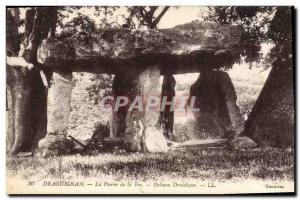 Old Postcard Dolmen Standing Stone Stone of Draguignan Fee Dolmen druidic