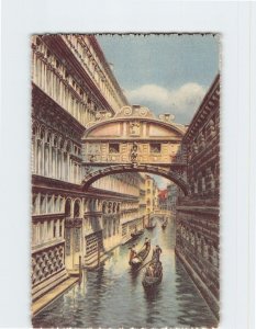Postcard Ponte dei Sospiri, Venice, Italy