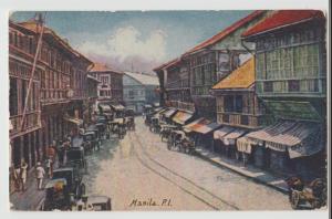 Manila Phillipines Escolta Binonda Street  c1910