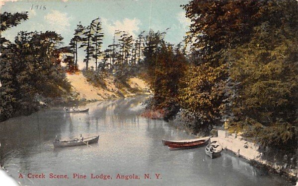 Creek Scene Angola, New York