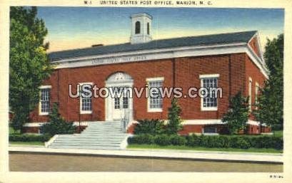 US Post Office in Marion, North Carolina