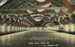 Dancing Pavilion, Bushkill Park - Easton, Pennsylvania PA Postcard