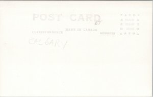 Calgary Alberta CPR Hotel and Depot Palliser Hotel RPPC Postcard G15 