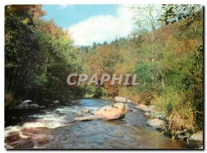 Postcard Modern Colors and Light of France enire Avallon Vezelay Yonne La Val...