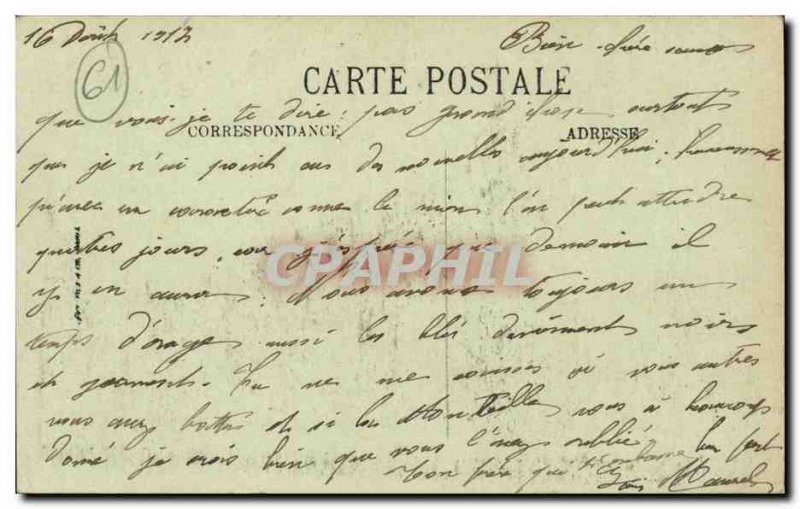 Old Postcard Alencon Hotel des Postes