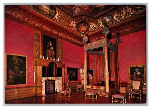 Hampton Court Palace Middlesex King's Bedroom UK Postcard Continental View Card