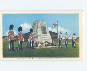 Unused 1930's SOLDIERS AT FORT YORK Toronto Ontario ON F2418