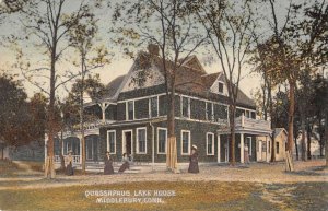 Middlebury Connecticut Quassapaug Lake House Vintage Postcard AA26626
