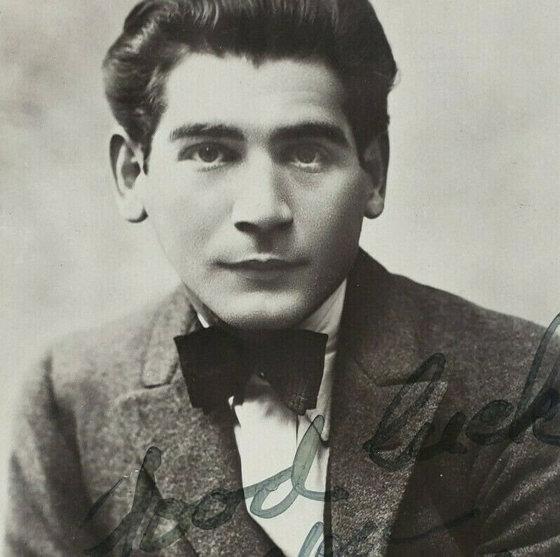 Autographed Autograph Signed Harry Pilcer Silent Film Theatre Actor Postcard 105