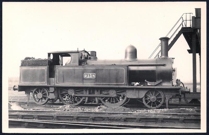 LONDON NORTHWESTERN Railroad Locomotive #2138 RPPC unused