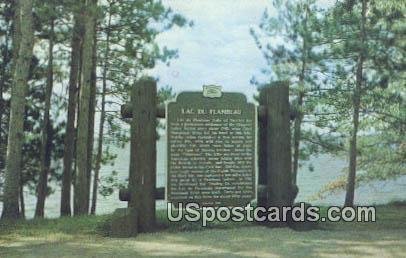 Historical Marker - Lac Du Flambeau, Wisconsin