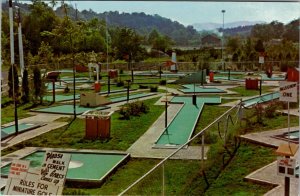 Scranton Pennsylvania Lomma Championship Miniature Golf Course Postcard Z5