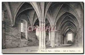 Old Postcard Avignon Popes' Palace Interior Hall Audience
