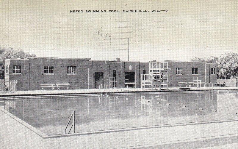 MARSHFIELD, Wisconsin, PU-1943; Hefko Swimming Pool