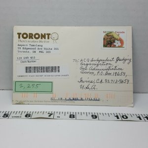 Flat Iron Building Toronto Ontario Canada Vintage Postcard