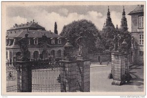 Barockltadt Fulda, Blick vom Schloshof auf Hauptwache und Dom, Hesse, Germany...