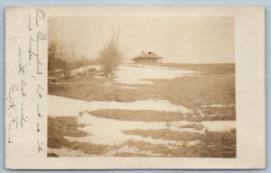 c1910's View Of Breadloaf Inn Chester Vermont VT RPPC Photo Antique Postcard