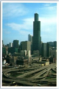 M-102138 Massive Freeway System Chicago Illinois