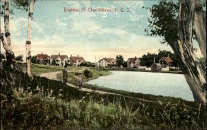 Charlottetown Prince Edward Island Brighton St. c1910 Postcard