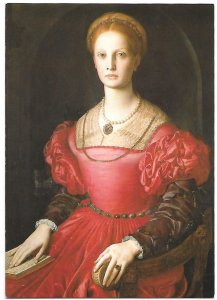 Portrait Lucrezia Panciatichi by Bronzino The Uffizi Florence 4 by 6