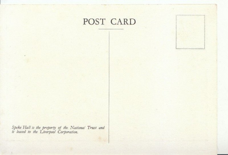 Liverpool Postcard - The Great Parlour - Speke Hall - Ref SM490