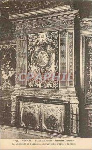 Old Postcard Rennes Premiere Courthouse Room The Fireplace and Gobelins tapes...