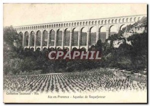 Old Postcard Aix en Provence Aqueduct Roquefavour