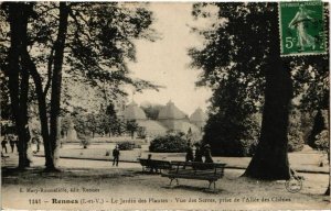 CPA Rennes Le Jardin des Plantes FRANCE (1015656)