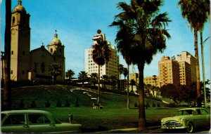 Vtg 1950s The Cathedral of Corpus Christi Texas TX Unused Chrome Postcard