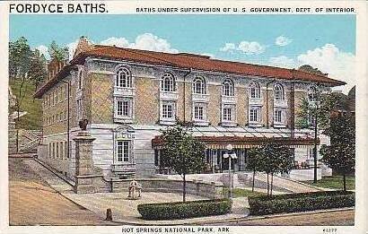 Arkansas Hot Springs National Park Fordyce Baths Curteich