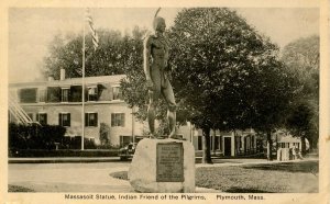 MA - Plymouth. Massasoit Statue