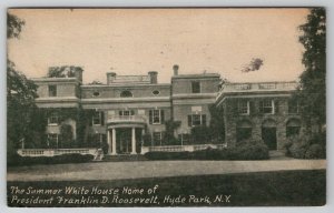 Hyde Park NY Summer White House Home of Franklin D Roosevelt Postcard E23