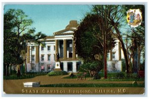 c1910's State Capitol Building Raleigh North Carolina NC Embossed Postcard