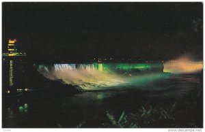 Niagara Falls Illuminated , Niagara Falls , Ontario , Canada , 50-60s