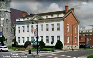 Pittsfield MA~Old City Hall (Now Bank Ins)~Church of Christ Congregational~1908 