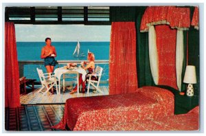 c1960's Montego Beach Hotel Montego Bay Jamaica BWI Posted Vintage Postcard