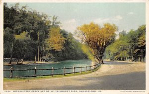 Wissahickon Creek , Drive Fairmount Park - Philadelphia, Pennsylvania PA
