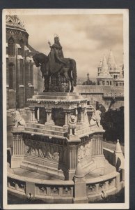 Hungary Postcard - Budapest - Monument of St Istvan   T339