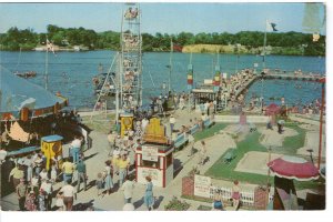 US    PC3161  AMUSEMENT ZONE, INDIANA BEACH, SHAFER LAKE, INDIANA