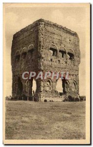 Old Postcard Autun Building Ancient Roman Temple of Janus Says