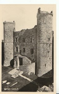 Wales Postcard - Harlech Castle - Caernarvonshire - Ref 18418A