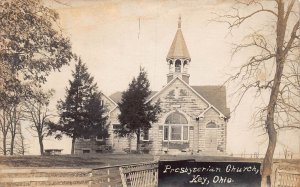 ZC1/ Key Ohio RPPC Postcard c1910 Belmont County Presbyterian Church 106