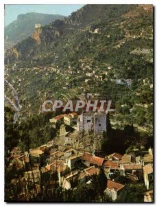 Modern Postcard The French Riviera Roquebrune Village General view In the Lai...