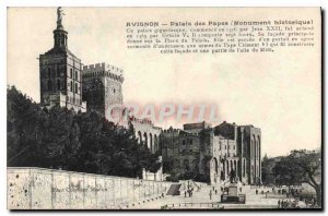 Old Postcard Avignon Popes' Palace (Historic Monument)