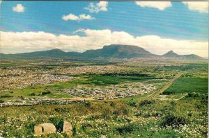 Belleville, South Africa  BIRD'S EYE VIEW From TYGERBERG HILL   4X6  Postcard