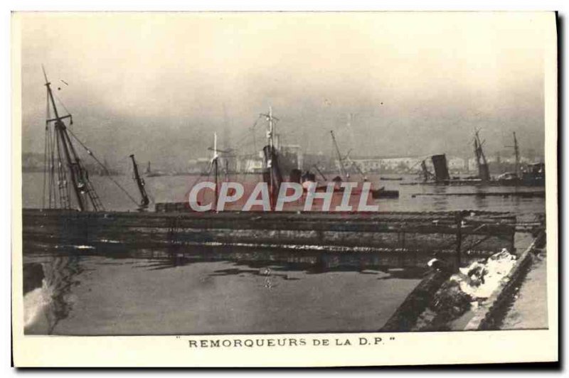 Old Postcard Boat Tug RFP